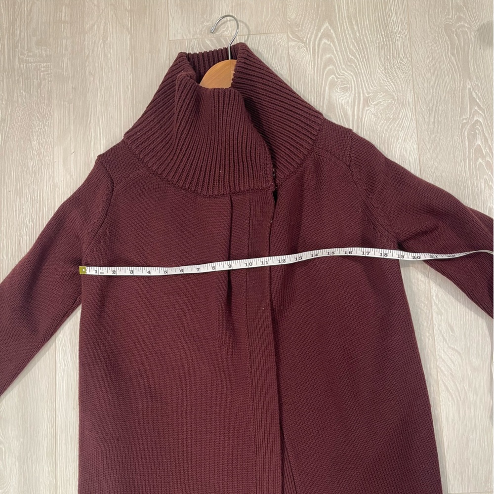 Lululemon Karmic Cocoon Wrap Maroon Burgundy size 4 - Picture 8 of 16
